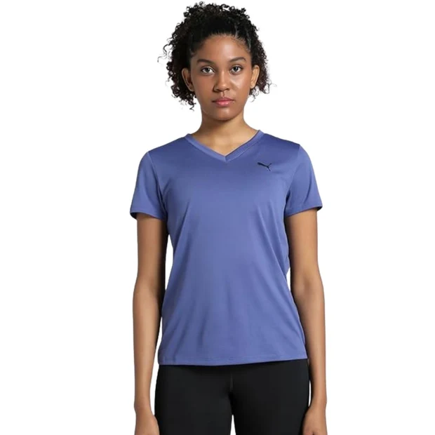 Puma W TAD Essential V Neck T-Shirt (XS)