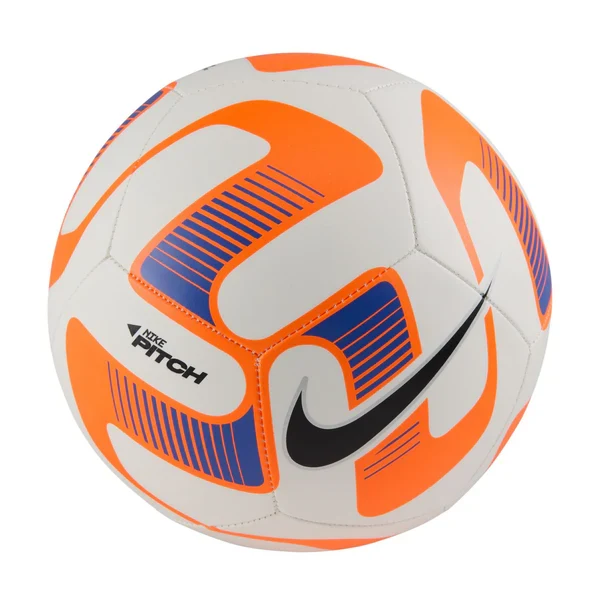 Nike Pitch Football Ball (3, White/Blue/Orange)