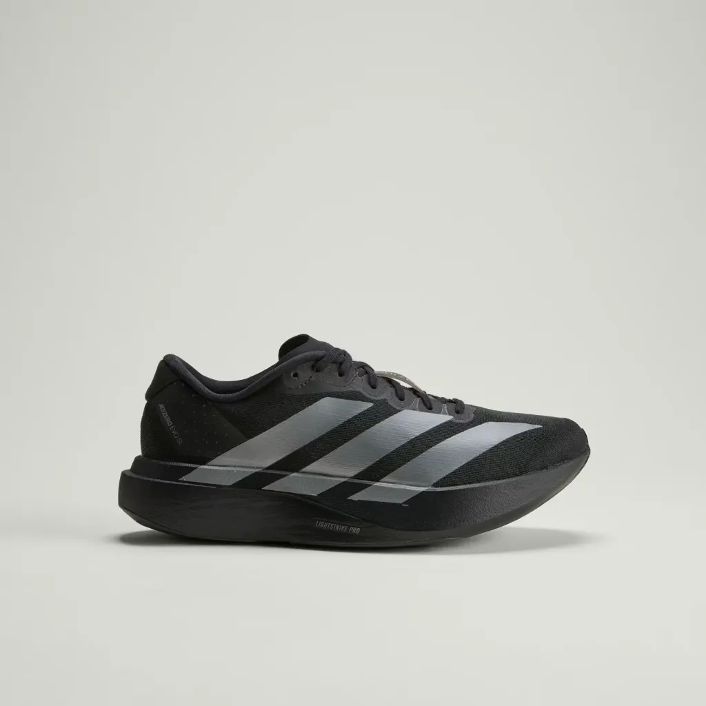 Adidas Adizero Evo SL Mens Running Shoes (Core Black/Iron Metallic, UK5)