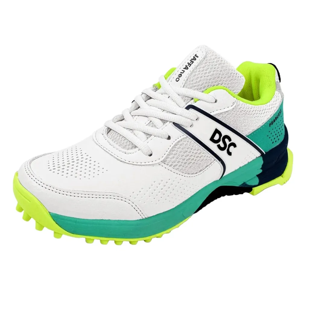 DSC Jaffa Neo Cricket Shoes (Blue/Orange, UK3)